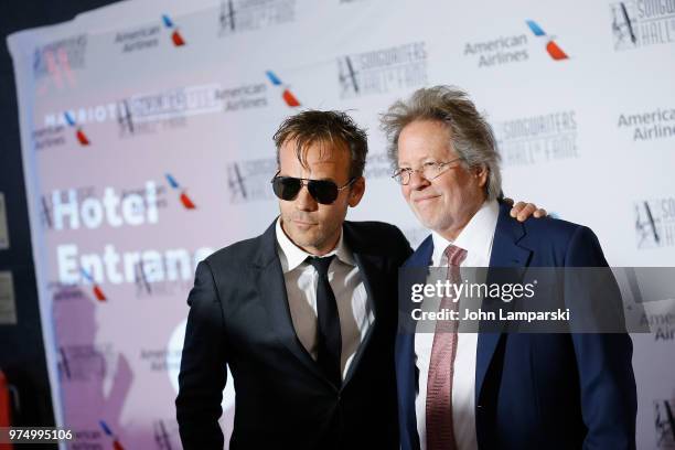 Stephen Dorff and Steve Dorff attends 2018 Songwriter's Hall of Fame Induction and Awards Gala at New York Marriott Marquis Hotel on June 14, 2018 in...