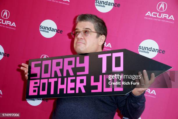 Patton Oswalt attends the Sundance Institute at Sundown Summer Benefit at the Ace Hotel on June 14, 2018 in Los Angeles, California.