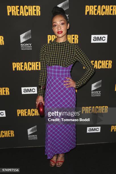 Ruth Negga attends the AMC's "Preacher" Season 3 Premiere Party at The Hearth and Hound on June 14, 2018 in Los Angeles, California.