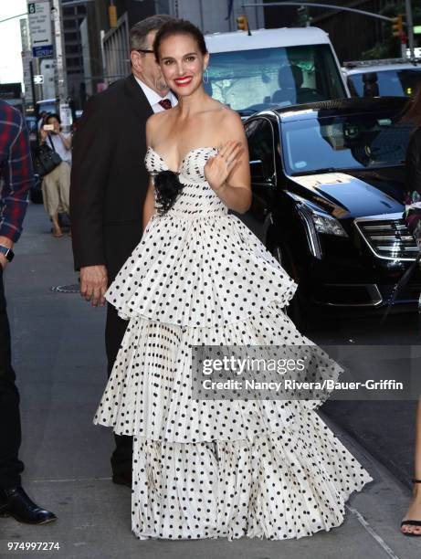 Natalie Portman is seen on June 14, 2018 in New York City.