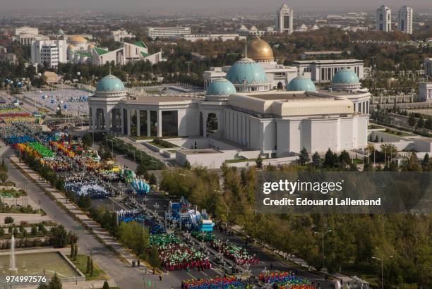 turkmenistan independance day - turkmenistan stock pictures, royalty-free photos & images