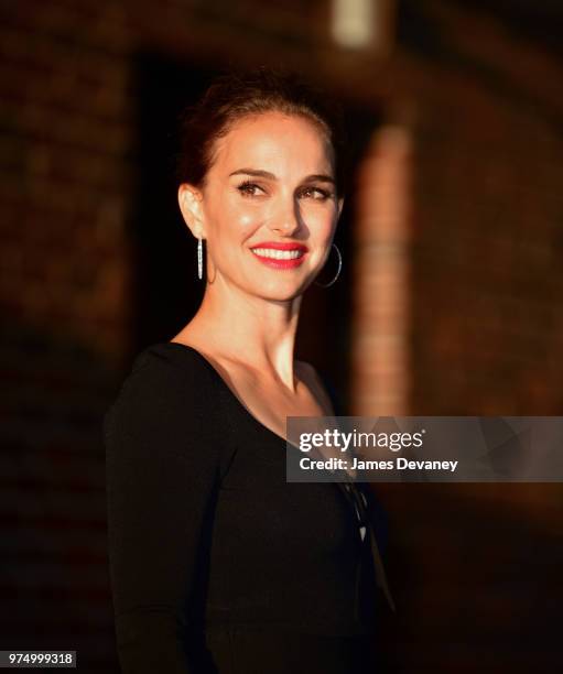 Natalie Portman leaves 'The Late Show With Stephen Colbert' at the Ed Sullivan Theater on June 14, 2018 in New York City.