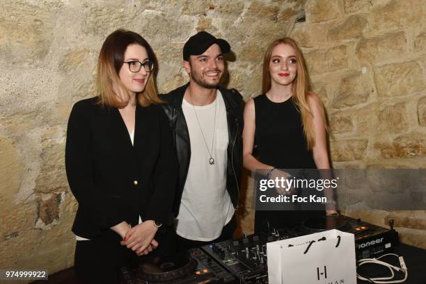 Noyz performs during the Archiman Men Body Care Launch Party at 22 Rue de L'Universite on June 14, 2018 in Paris, France.