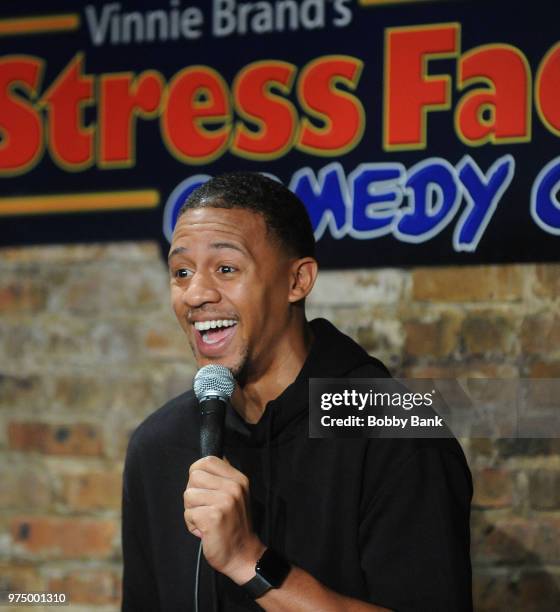 Chase Anthony performs at The Stress Factory Comedy Club on June 14, 2018 in New Brunswick, New Jersey.