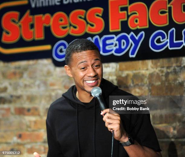 Chase Anthony performs at The Stress Factory Comedy Club on June 14, 2018 in New Brunswick, New Jersey.