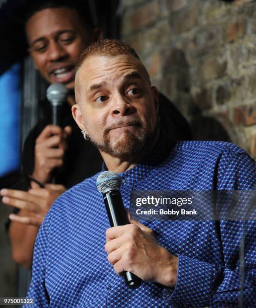 Sinbad performs at The Stress Factory Comedy Club on June 14, 2018 in New Brunswick, New Jersey.