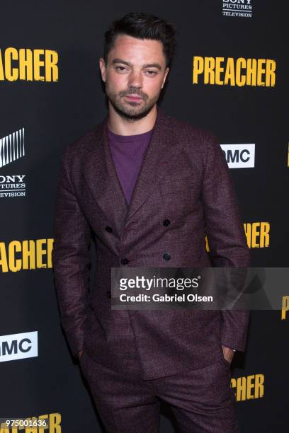 Dominic Cooper arrives for AMC's "Preacher" season 3 premiere party at The Hearth and Hound on June 14, 2018 in Los Angeles, California.