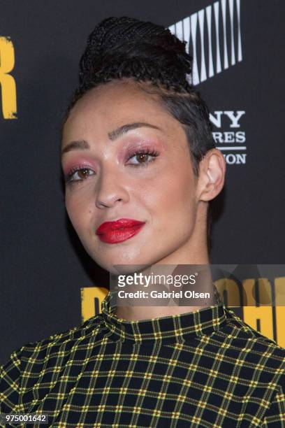 Ruth Negga arrives for AMC's "Preacher" season 3 premiere party at The Hearth and Hound on June 14, 2018 in Los Angeles, California.