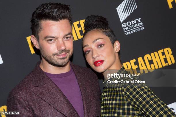 Dominic Cooper and Ruth Negga arrive for AMC's "Preacher" season 3 premiere party at The Hearth and Hound on June 14, 2018 in Los Angeles, California.