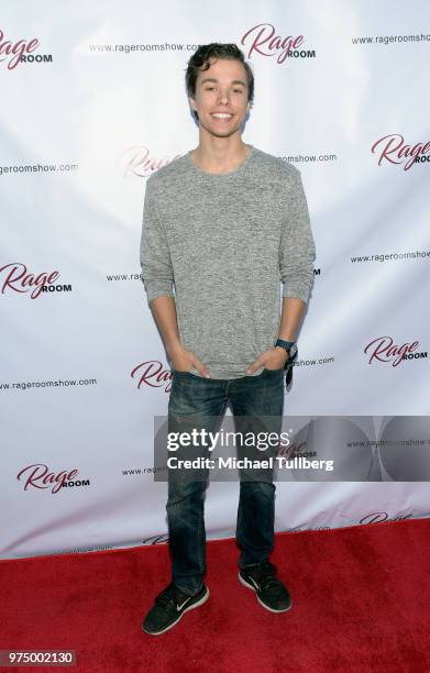 Colton Shires attends and FYC Emmy event for Summer Chastant's short form series "Rage Room" at The Rage Ground on June 14, 2018 in Los Angeles,...