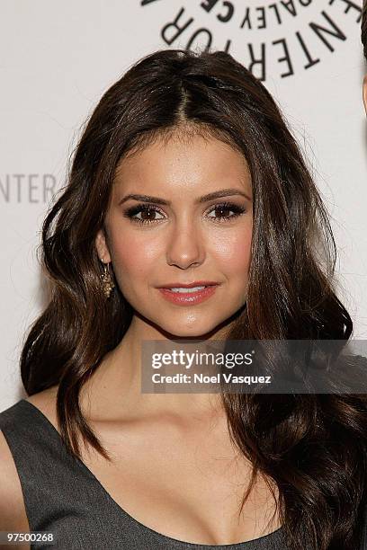 Nina Dobrev attends the 27th Annual PaleyFest presents "The Vampire Diaries" at Saban Theatre on March 6, 2010 in Beverly Hills, California.