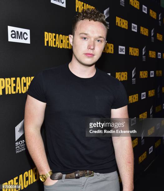 Ian Colletti arrives at the premiere of AMC's "Preacher" Season 3 at The Hearth and Hound on June 14, 2018 in Los Angeles, California.