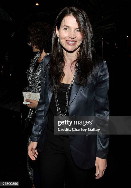 Actress Julia Ormond arrives at the Chanel and Charles Finch hosted pre-Oscar dinner at Madeo Restaurant on March 6, 2010 in Los Angeles, California.