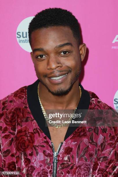 Actor Stephan James attends Sundance Institute At Sundown at The Theatre at Ace Hotel on June 14, 2018 in Los Angeles, California.