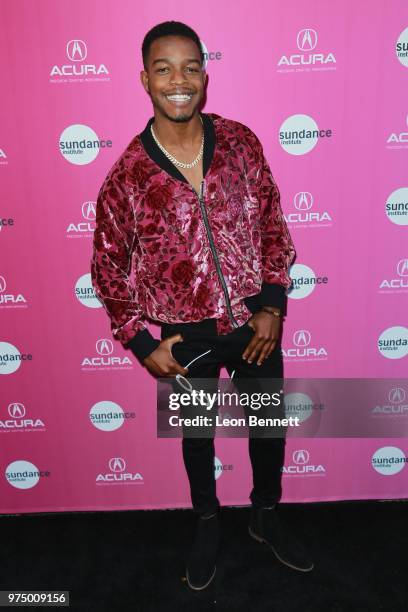Actor Stephan James attends Sundance Institute At Sundown at The Theatre at Ace Hotel on June 14, 2018 in Los Angeles, California.