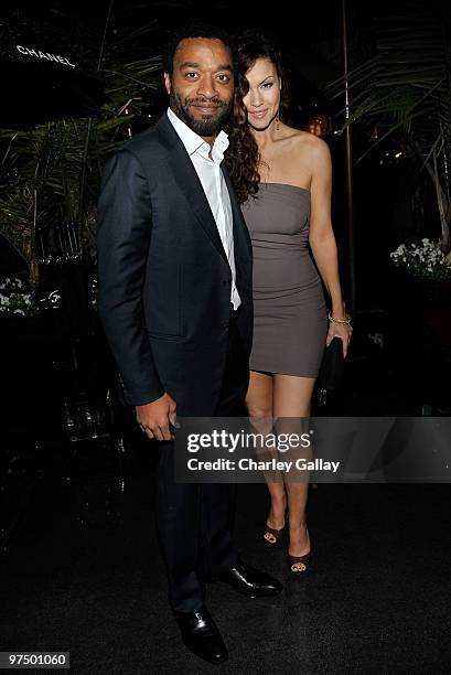 Actor Chiwetel Ejiofor arrives at the Chanel and Charles Finch hosted pre-Oscar dinner at Madeo Restaurant on March 6, 2010 in Los Angeles,...