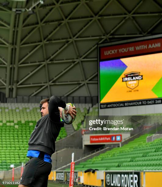 Melbourne , Australia - 15 June 2018; Niall Scannell during the Ireland rugby squad captain's run in AMMI Park in Melbourne, Australia.