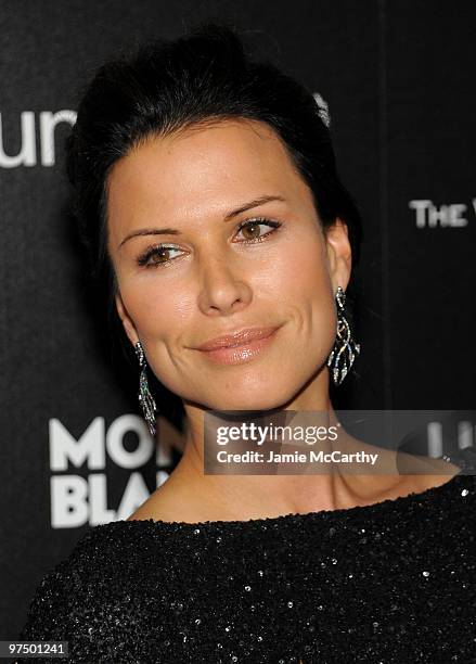 Actress Rhona Mitra arrives at the Montblanc Charity Cocktail hosted by The Weinstein Company to benefit UNICEF held at Soho House on March 6, 2010...