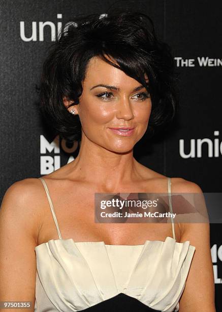 Actress Kelly Carlson arrives at the Montblanc Charity Cocktail hosted by The Weinstein Company to benefit UNICEF held at Soho House on March 6, 2010...