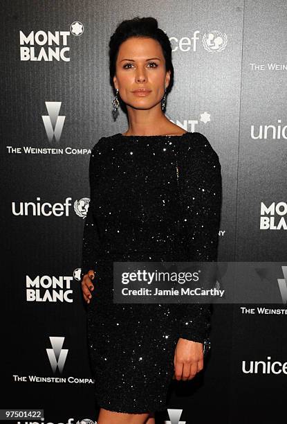 Actress Rhona Mitra arrives at the Montblanc Charity Cocktail hosted by The Weinstein Company to benefit UNICEF held at Soho House on March 6, 2010...