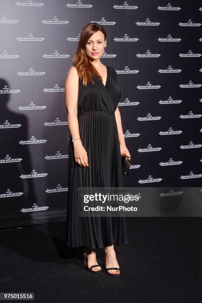 Natalia Verbeke attends Jaeger-LeCoultre Polaris Collection Gala at Nubel Restaurant on June 14, 2018 in Madrid, Spain