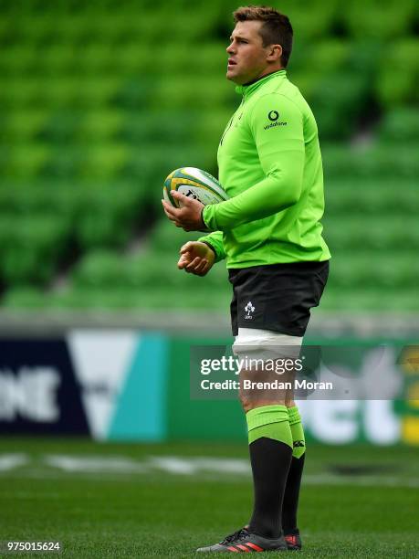 Melbourne , Australia - 15 June 2018; CJ Stander during the Ireland rugby squad captain's run in AMMI Park in Melbourne, Australia.