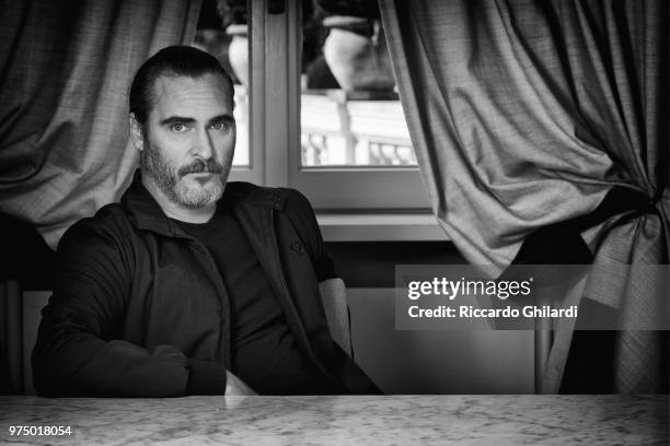 Actor Joaquin Phoenix is photographed for Self Assignment, on April, 2018 in Rome, Italy. . .