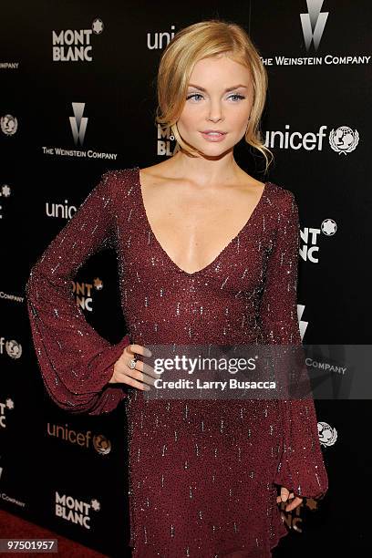 Actress Izabella Miko arrives at the Montblanc Charity Cocktail hosted by The Weinstein Company to benefit UNICEF held at Soho House on March 6, 2010...