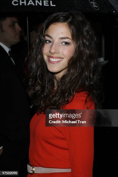 Olivia Thirlby arrives to the Chanel Hosts Pre-Oscar Dinner held at Madeo Restaurant on March 6, 2010 in Los Angeles, California.