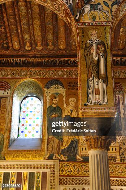 The Palatine Chapel, Cappella Palatina, is the royal chapel of the Norman kings of Sicily, at the centre of the Palazzo Reale in Palermo in Palermo...