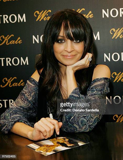 Nicole Richie presents Debut Winter Kate Collection at Nordstrom South Coast Plaza on March 6, 2010 in Costa Mesa, California.