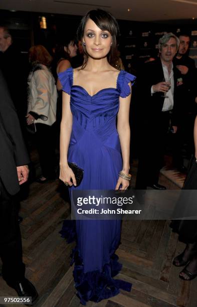 Actress Nicole Richie attends the Montblanc Charity Cocktail hosted by The Weinstein Company to benefit UNICEF held at Soho House on March 6, 2010 in...