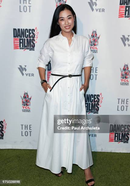 Producer Bo An attends the premiere of "Shooting In Vain" at the Dances With Films Festival at The TCL Chinese 6 Theatres on June 14, 2018 in...