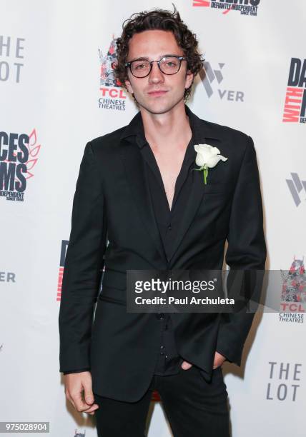 Actor Sebastian Gregory attends the premiere of "Shooting In Vain" at the Dances With Films Festival at The TCL Chinese 6 Theatres on June 14, 2018...