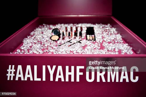 General view of atmosphere at MAC Cosmetics Aaliyah Launch Party on June 14, 2018 in Hollywood, California.