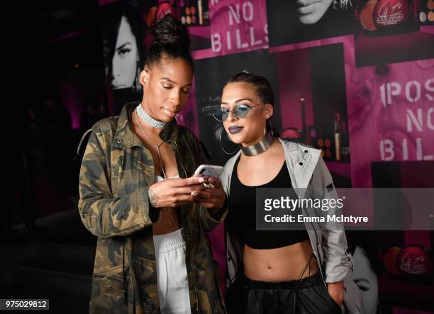 Guests attend MAC Cosmetics Aaliyah Launch Party on June 14, 2018 in Hollywood, California.