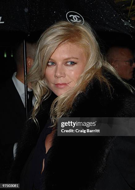 Peta Wilson arrives at the Chanel And Charles Finch Pre-Oscar Party Celebrating Fashion And Film at Madeo Restaurant on March 6, 2010 in Los Angeles,...