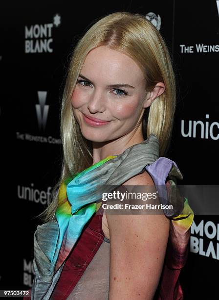 Actress Kate Bosworth arrives at the Montblanc Charity Cocktail Hosted By The Weinstein Company To Benefit UNICEF held at Soho House on California....