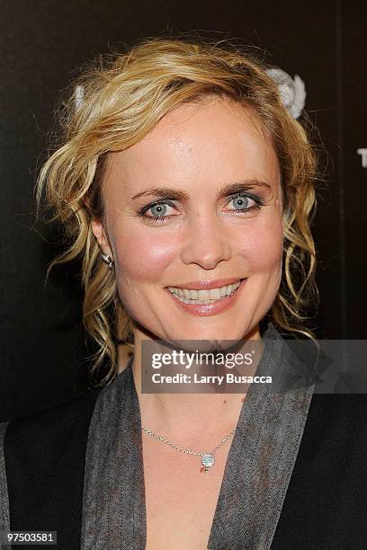 Actress Radha Mitchell arrives at the Montblanc Charity Cocktail hosted by The Weinstein Company to benefit UNICEF held at Soho House on March 6,...