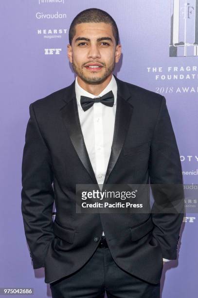 Rick Gonzalez attends 2018 Fragrance Foundation Awards at Alice Tully Hall at Lincoln Center.