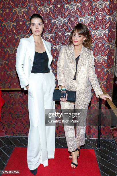 Director Eva Dolealová and co-executive producer Solene Leger arrive at an event where Flaunt Presents a private screening of Eva Dolezalova's...