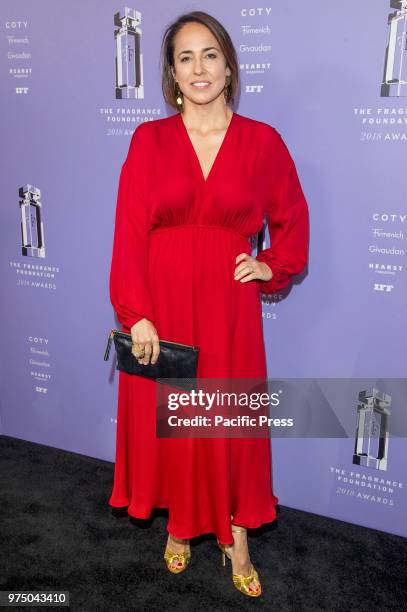 Anne Fulenwider attends 2018 Fragrance Foundation Awards at Alice Tully Hall at Lincoln Center.