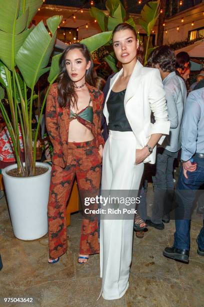 Actress Jessika Van and director Eva Dolealová pose for a photo at an event where Flaunt Presents a private screening of Eva Dolezalova's "Carte...