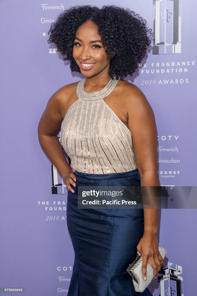 Tiff Benson attends 2018 Fragrance Foundation Awards at...