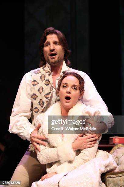 John Cudia and Melissa Errico during a Sneak Peak of the Irish Repertory Theatre Production of 'On A Clear Day You Can See Forever' at the Irish...