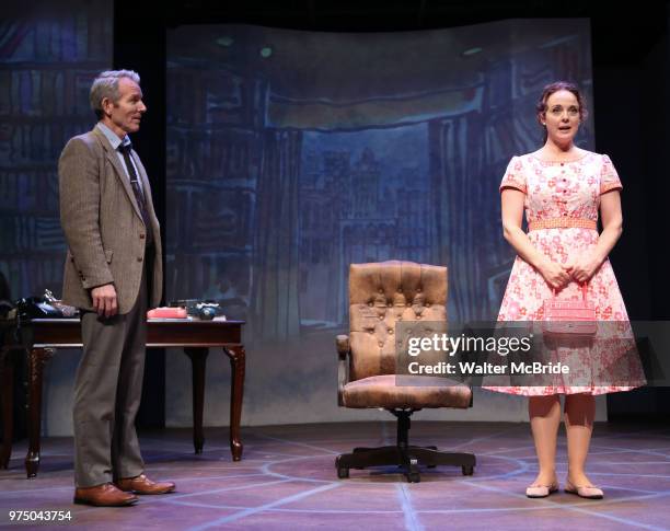 Stephen Bogardus and Melissa Errico during a Sneak Peak of the Irish Repertory Theatre Production of 'On A Clear Day You Can See Forever' at the...