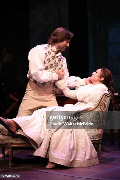 John Cudia and Melissa Errico during a Sneak Peak of the Irish Repertory Theatre Production of 'On A Clear Day You Can See Forever' at the Irish...