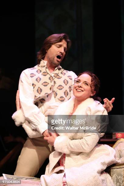 John Cudia and Melissa Errico during a Sneak Peak of the Irish Repertory Theatre Production of 'On A Clear Day You Can See Forever' at the Irish...