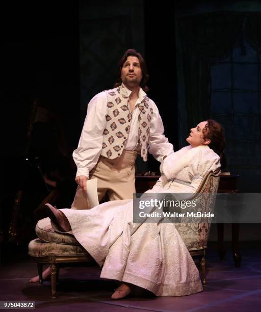 John Cudia and Melissa Errico during a Sneak Peak of the Irish Repertory Theatre Production of 'On A Clear Day You Can See Forever' at the Irish...