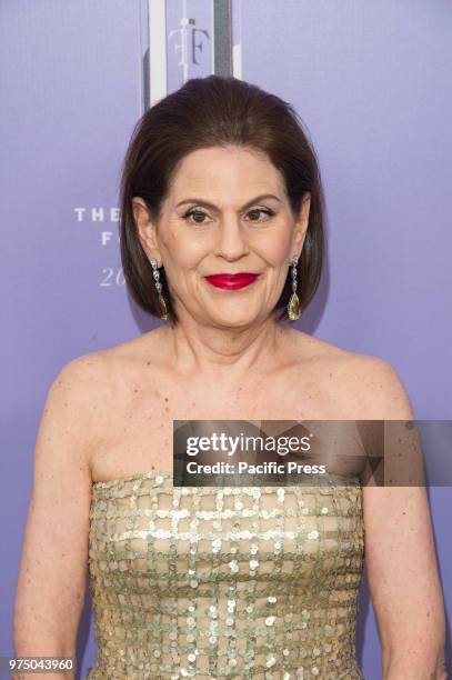 Linda Levy attends 2018 Fragrance Foundation Awards at Alice Tully Hall at Lincoln Center.